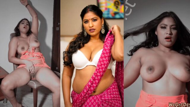 Anjali Gaud Strips Sexy Dress Big Boobs and Pussy Rubbing Viral video