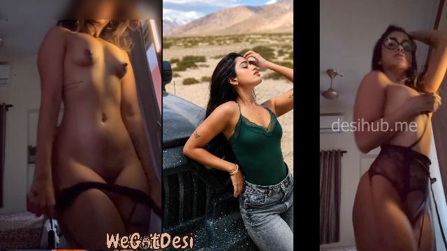 Insta Model Simi Das Lingerie Nude Pressing Boobs & Fingering Video